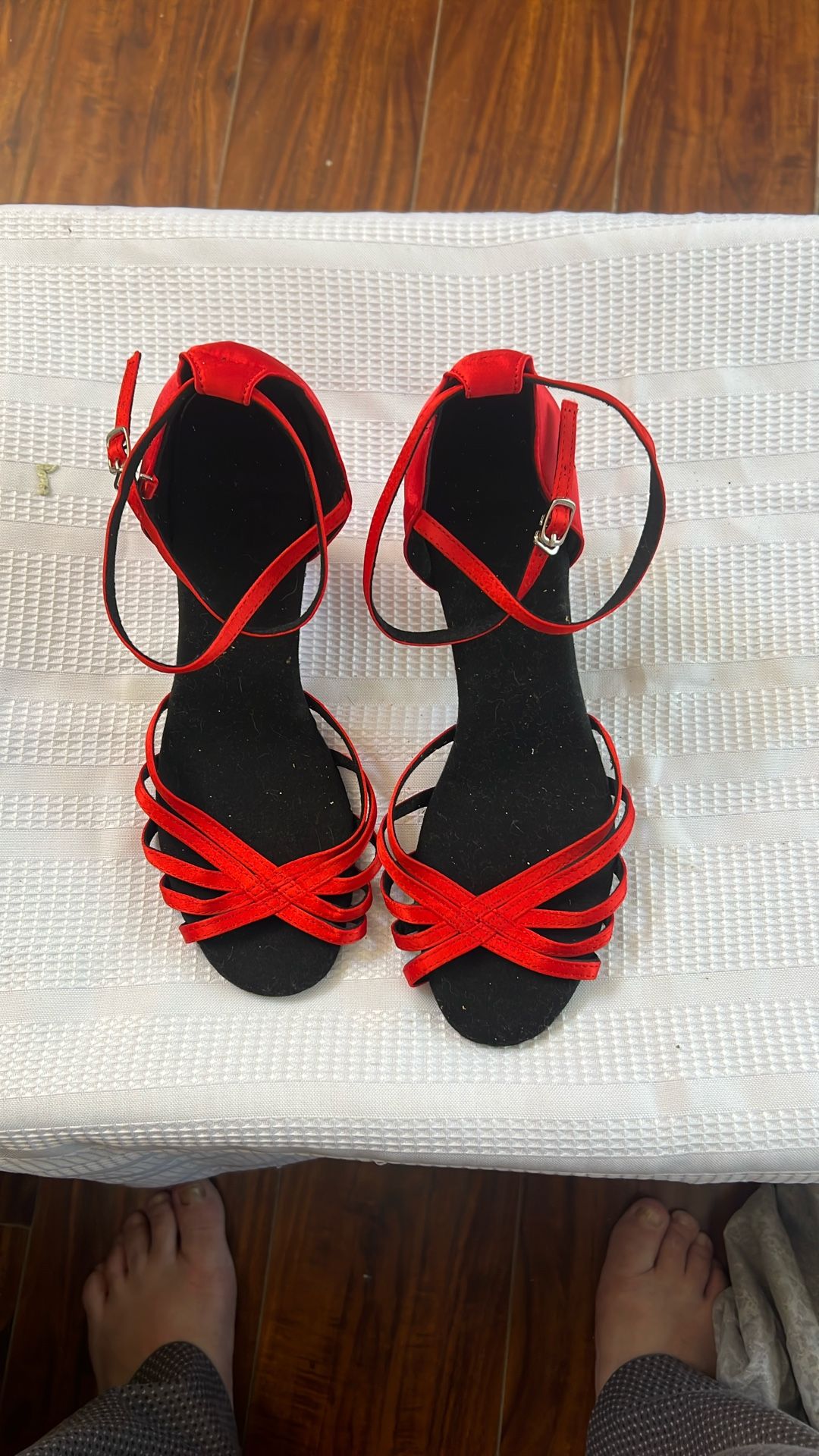 Red Salsa Dancing Shoes