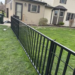 Galvanized Metal Fence 