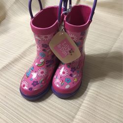 Lily & Dan Girl Rain boots - Size 5/6