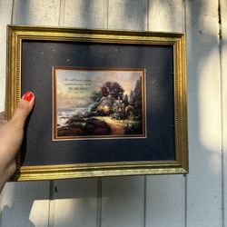 Thomas Kinkade A New Day Dawning Accent Print with Certificate of Authenticity