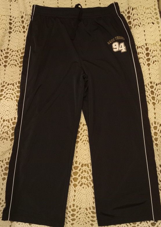 Men's New URBAN PIPELINE CONF CHAMPS 94 Black Lined Track Pants Size XL
