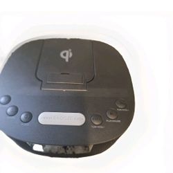 Onn Clock Alarm Wireless Charging Bluetooth 