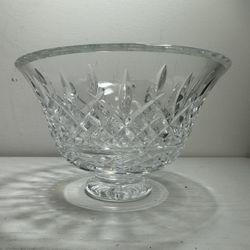 Waterford Crystal Centerpiece Bowl ~ Flared Sides ~ 8 x 5" Deep