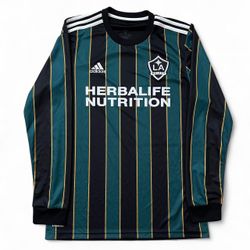 BRAND NEW! LA GALAXY 21/22 Away Long Sleeve Adidas Jersey, Men’s Medium