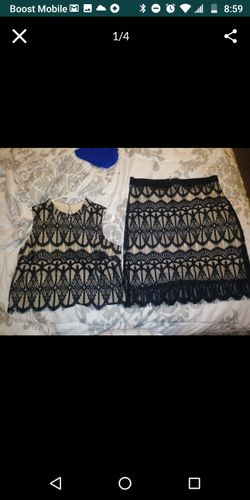 Beautiful 2 PC lace dress