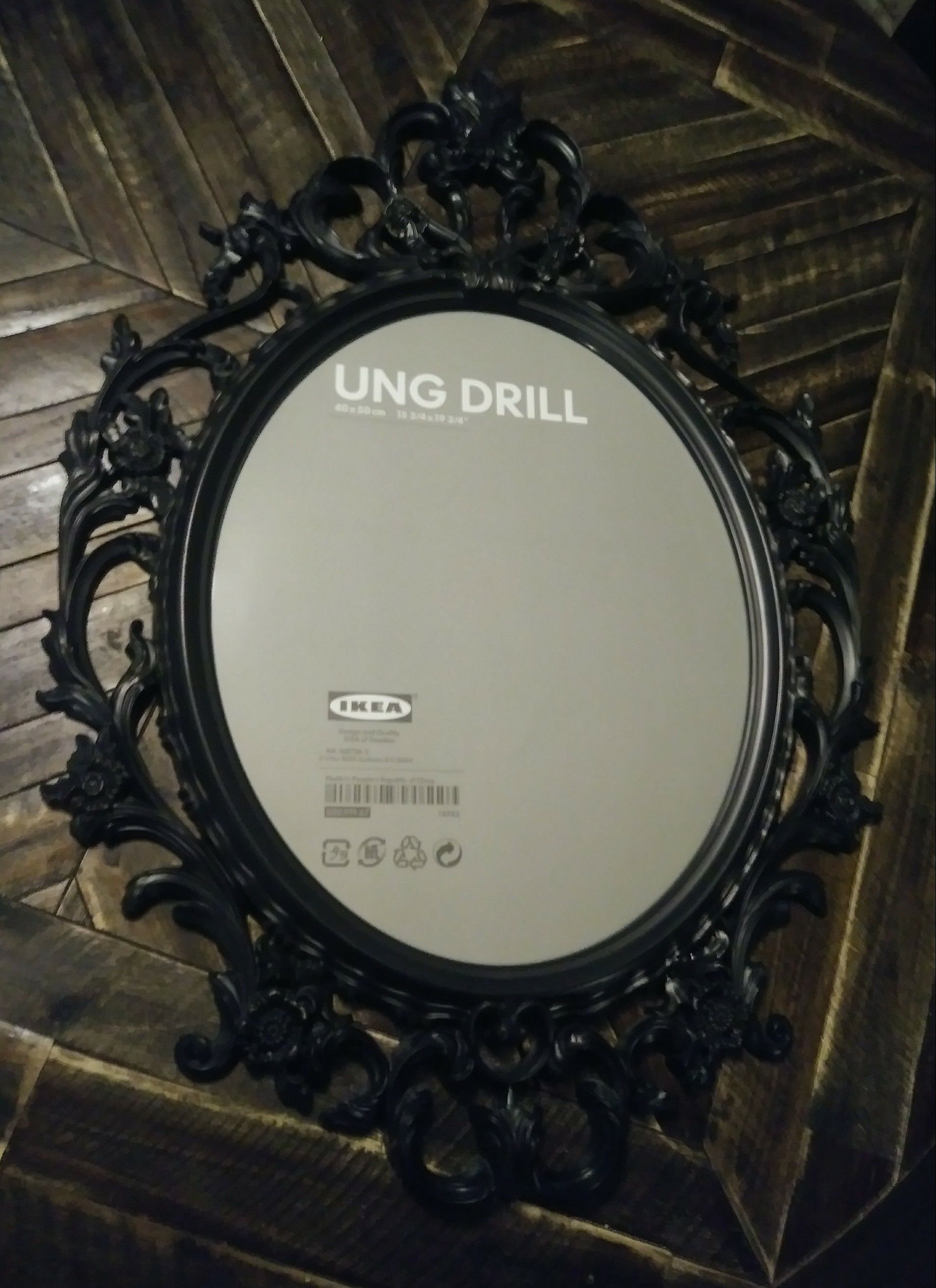 IKEA イケア 壁掛け鏡 UNG DRILL 廃版 レア