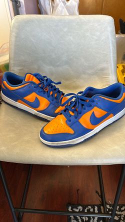 Orange and blue dunks