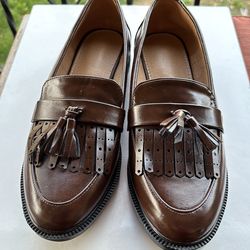 Brown Tassel Loafers (Kiltie Style) – Classic & Comfortable 🤎