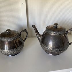 Antique Metal Tea Kettles