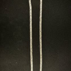Solid Silver 950 Cuban Link Chain