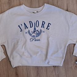 Cute Disney Cropped Angle Sleeve Aristocrat Marie Sweatshirt Size XL