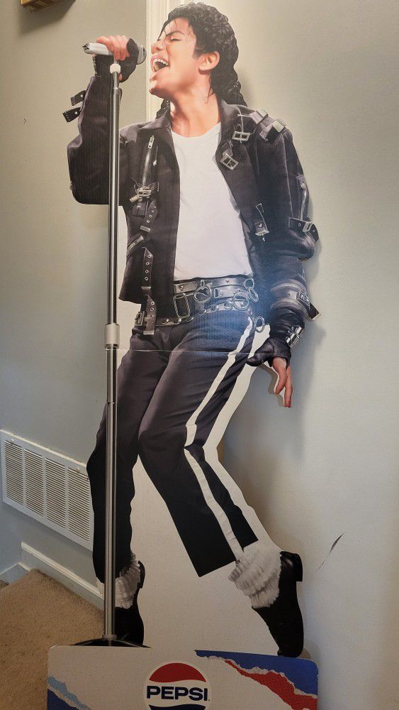 Michael Jackson Life Size Stand Up $50