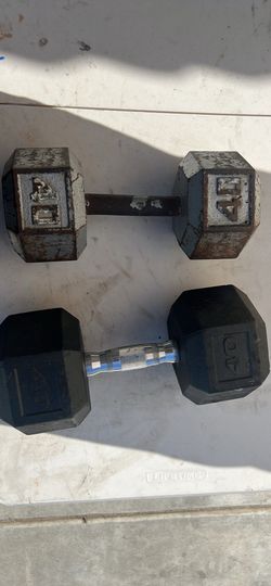 40 pounds dumbbells