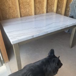 Granite dining room table 