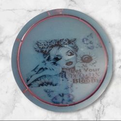Woman Inspired Glow In The Dark Coaster 