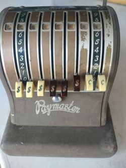 Paymaster machine