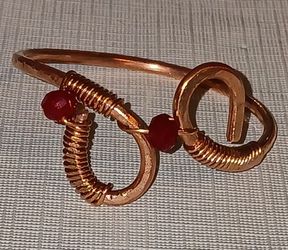4pc Handmade Raw Cooper Bangle 