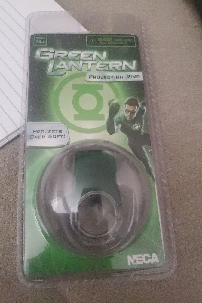 Green Lantern Projection Ring Up To 50ft