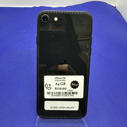 ⚡ iPhone SE • Unlocked • 64GB • Black