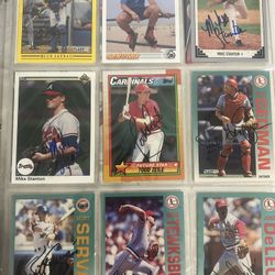 Autograph Cards MLB/NFL