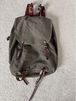 Backpack canvas leather vintage