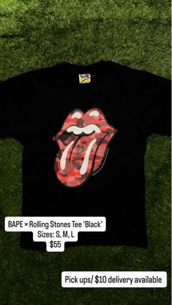 Bape x Rolling Stones shirt