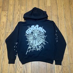Medium Black Sp5der Hoodie 
