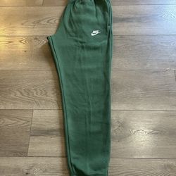 Nike Jogger Sweatpants Green Mens Medium Athletic Gym Pants New With Tags