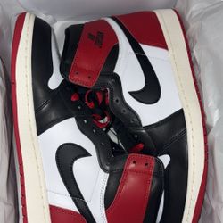 Jordan 1 Retro Black Toe Reimagined Size 12 New 