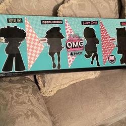 Brand New-LOL Surprise OMG 4 Pack Complete Collection Series 1 Fashion Dolls 80 Surprises. 