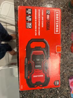 Craftsman 12V 1500A Lithium Jump Starter
