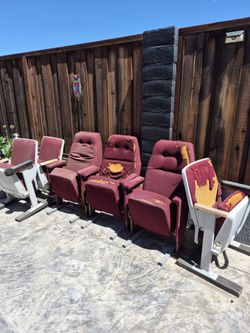 Theater chairs.
