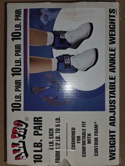 All Pro 10lb ankle weights