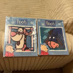 pooh character latch hook kits