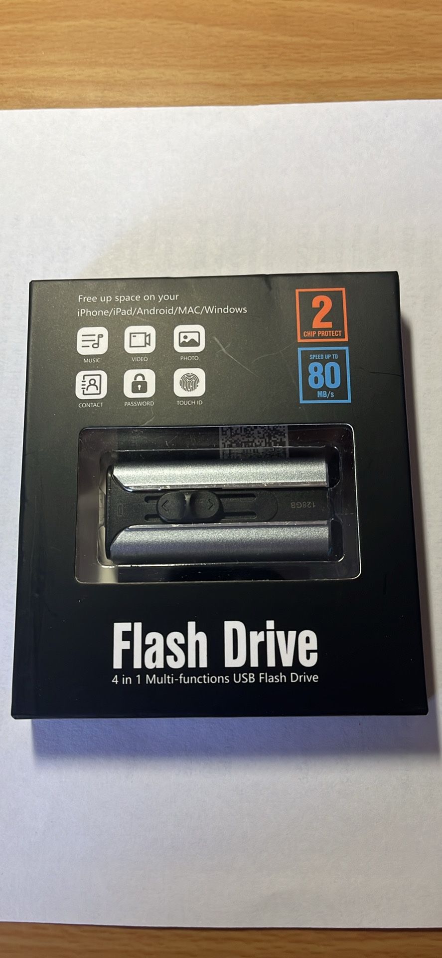4 In 1 USB Flash Drive 128 GB