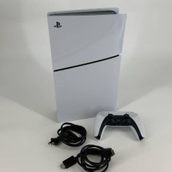 Ps5 slim with disc and controller