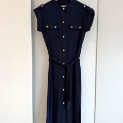 Michael Kors Utility Dress / Navy / XS