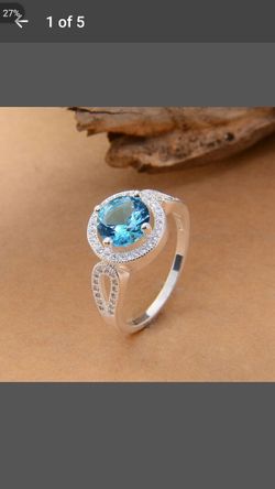 Size 8 stainless steel ring