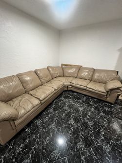 Leather Couch 