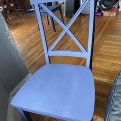 Wooden Chairs – Modern Navy Blue