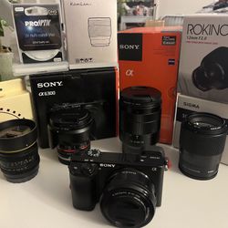 Sony A6300 5 Lens Bundle — USED