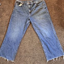 American Eagle baggy jeans