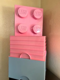 LEGO Stackable Storage Brick with 4 Knobs