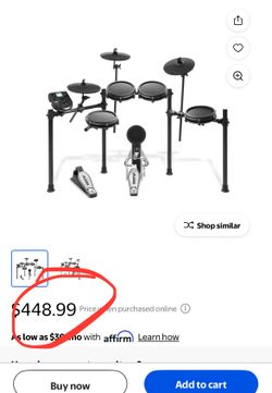 alesis nitro 8 piece mesh set  $350.00