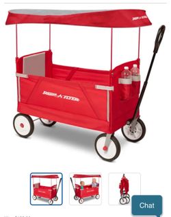 Radio Flyer EZ Fold Wagon with Canopy
