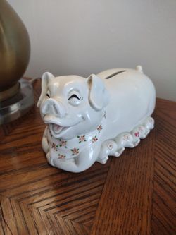 "Fritz and Floyd" Adorable Piggy Bank
