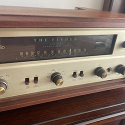 Vintage Fisher 500B Stereo Receiver With Wood Case