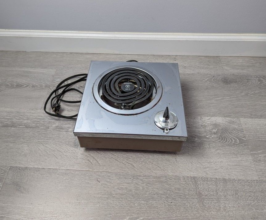 Vintage Electric Portable Burner Stove by Westinghouse