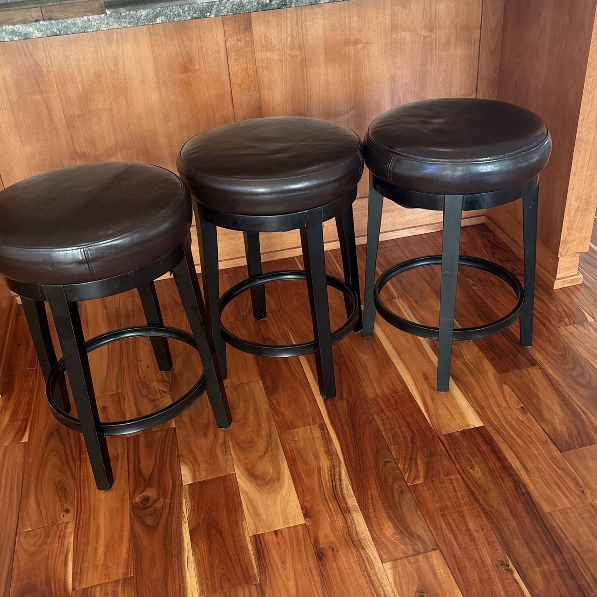Dark Brown Bar Stools 24”
