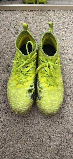 Neon Yellow Puma Cleats OBO
